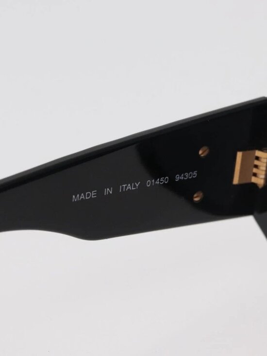 CHANEL Sunglasses plastic Black CC Auth ka3896A